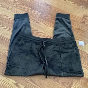 Stars Above Black Velvet Joggers XXL NWT